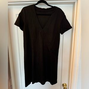 Zara stretch linen dress